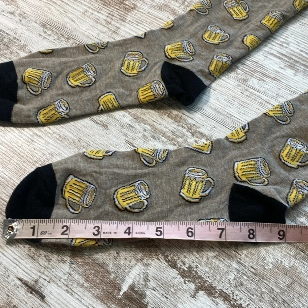 Novelty Beer Socks Size 8-10 Womens Fun Party